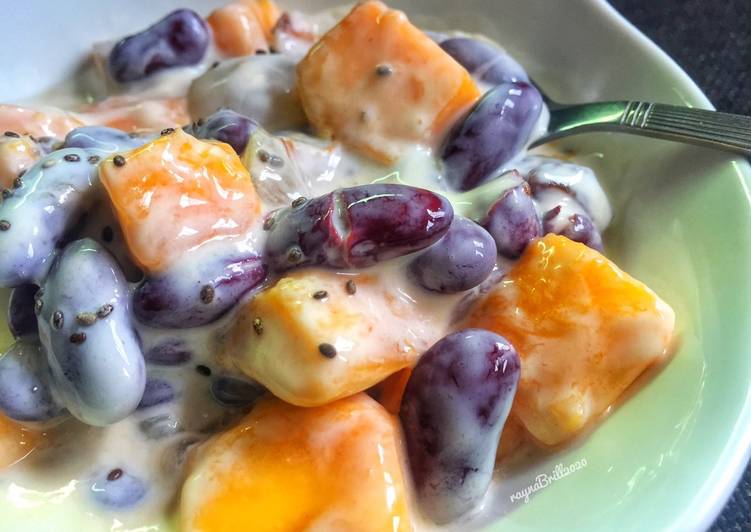 Super simple red bean salad