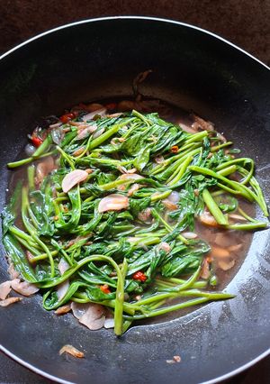 Foto resep Tumis kangkung terasi