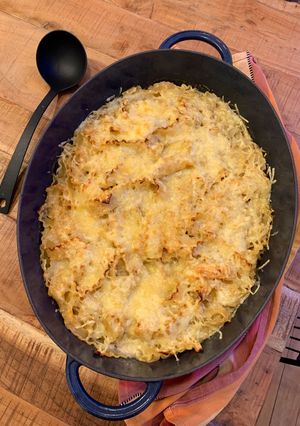 Une photo de ☆Pâtes Crémeuses façon Soupe à l’Oignon☆