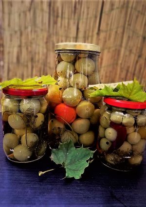 Ecetes zöldparadicsom recept fotója