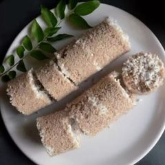 A picture of Kerala brown rice puttu.