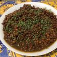 Pois chiches bruns aux tomates, oignon et épices