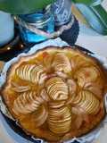 Apple and Pear Tart with Apricot Jam Base
