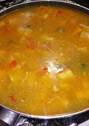 Una foto de Arroz con mariscos