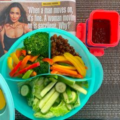 A picture of Lunchbox Vegetable Salad.