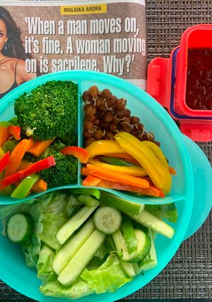 A picture of Lunchbox Vegetable Salad.