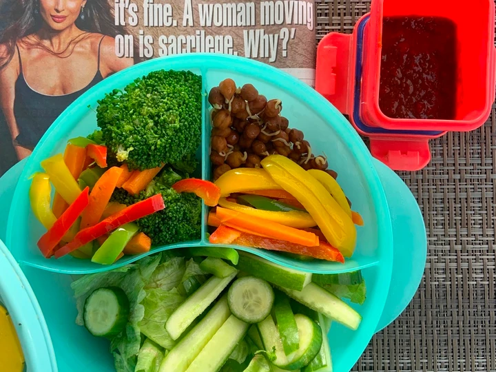 Easy Steps to Prepare|Recipe} Lunchbox Vegetable Salad, Delicious