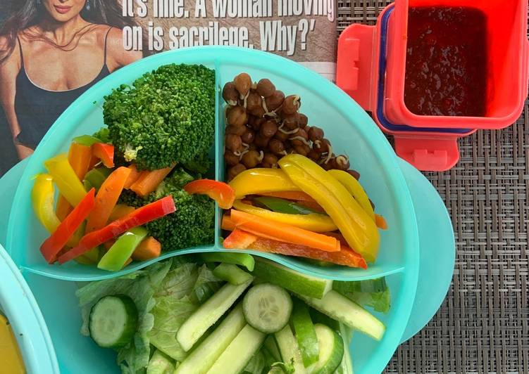 Easiest Way to Make Super Quick Homemade Lunchbox Vegetable Salad