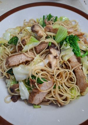 รูปของ สปาเกตตี้หมูย่าง