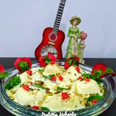 A picture of Dahi Rasgulla.