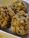 Galletas de plátano, avena con trozos de chocolate y nuez de Isasaweis