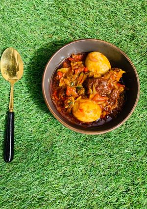 Miyar Ofada (Sauce) ainihin hoton girkin