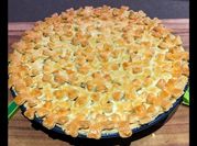 A picture of chicken leek and ham pie