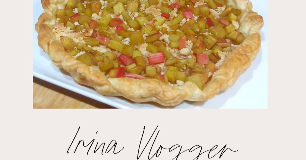 🥧 Tarte à La Rhubarbe Sans Crème Et Sans œuf, Très Simple de 👉 YouTube