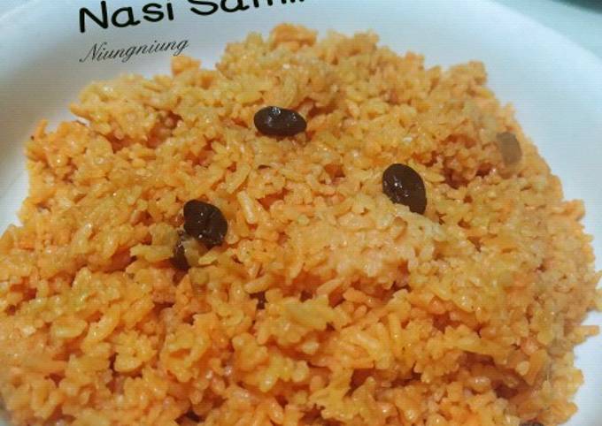 Bagaimana Menyiapkan Nasi Samin porsi 1/2 kaleng Anti Gagal