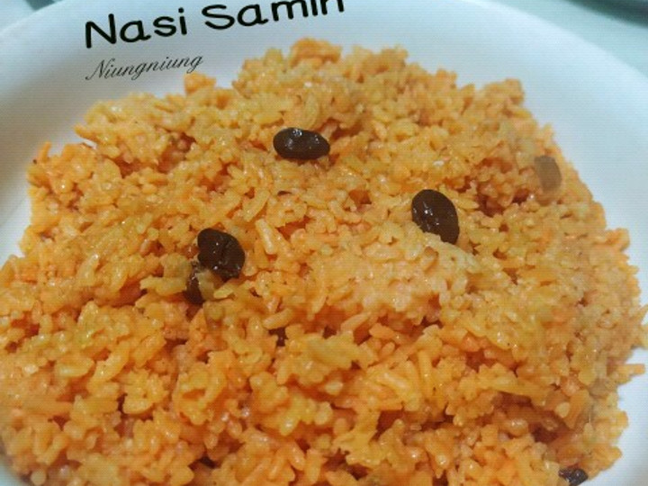 Resep: Nasi Samin porsi 1/2 kaleng Wajib Dicoba