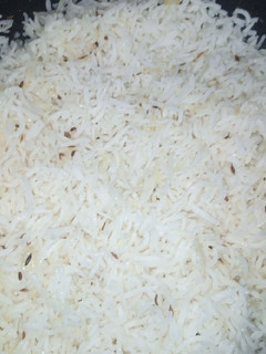 A picture of Zeera Rice leftover.