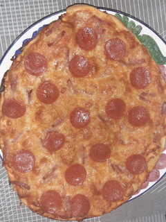 Una foto de Pizza pepperoni casera
