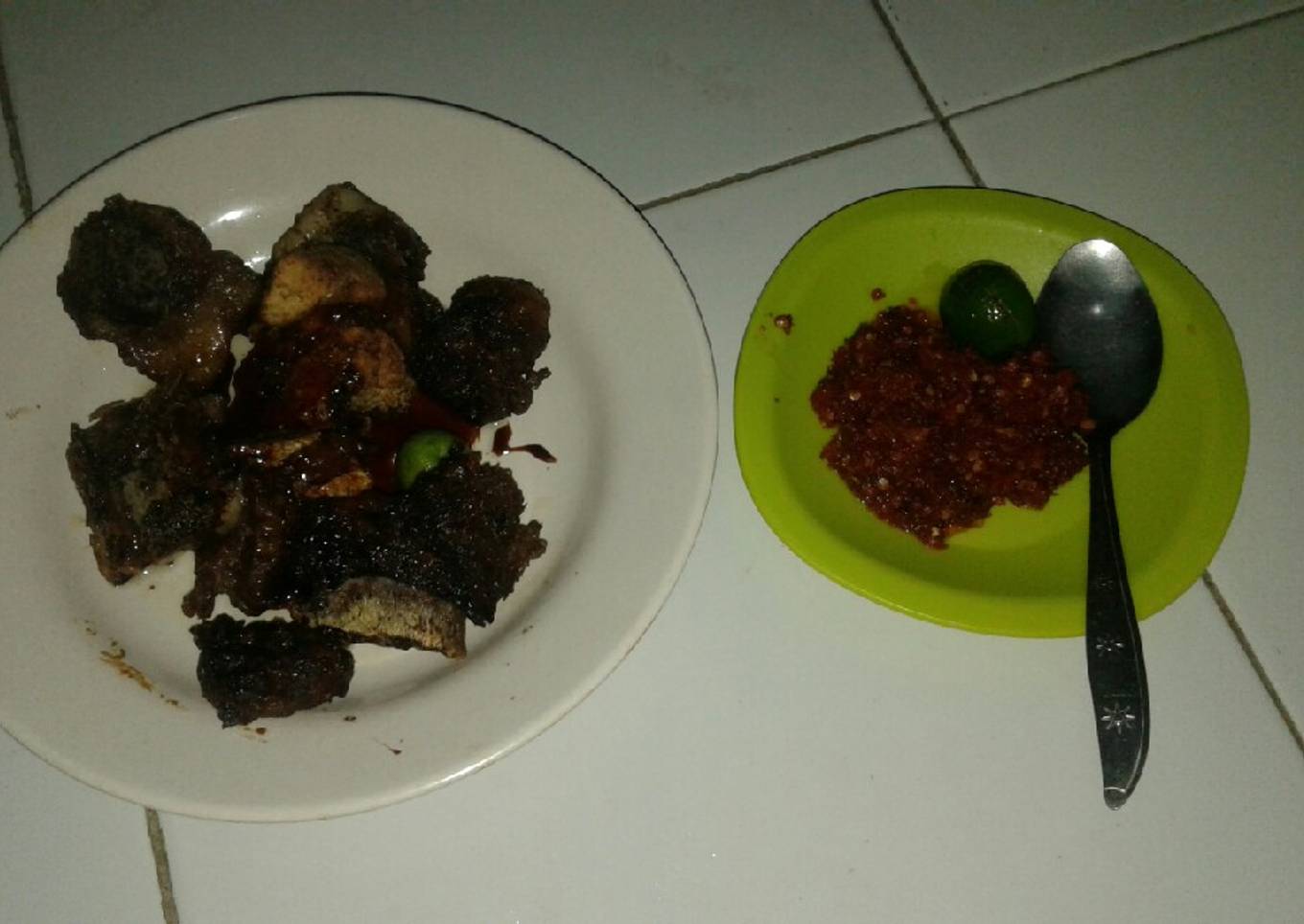 Iga panggang teflon