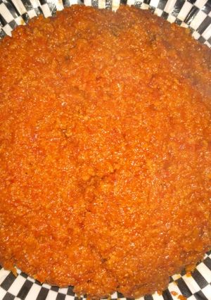 A picture of Gajar Halva.