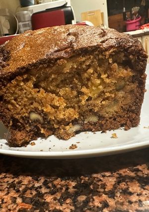 Una foto de Bizcocho de manzana sin azúcar