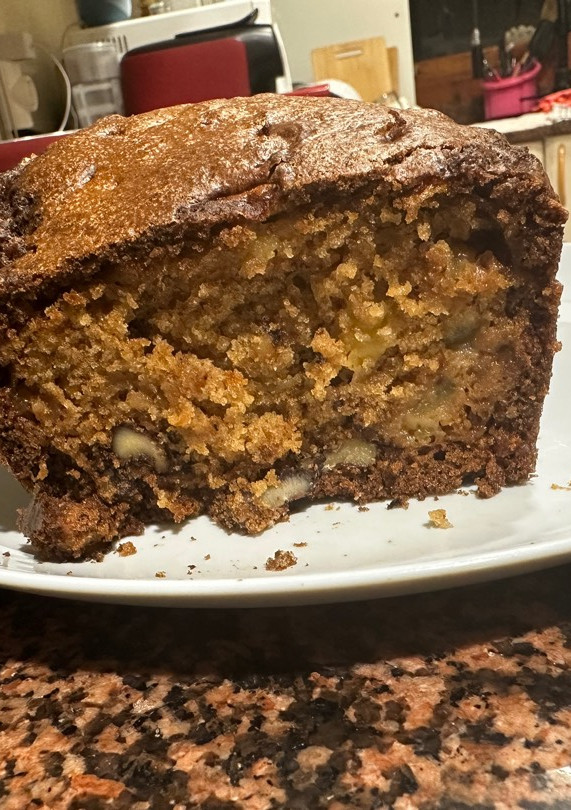 Una foto de Bizcocho de manzana sin azúcar
