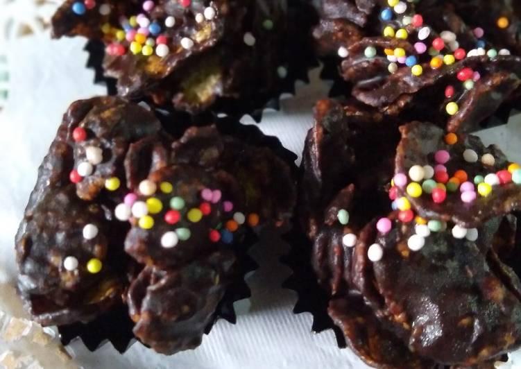 Bagaimana Menyiapkan #04 Coklat Corn Flakes Anti Gagal