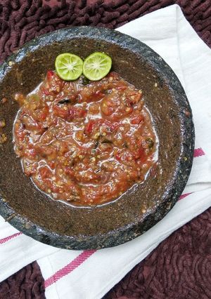 Foto resep Sambal lamongan / sambal khas warung tenda