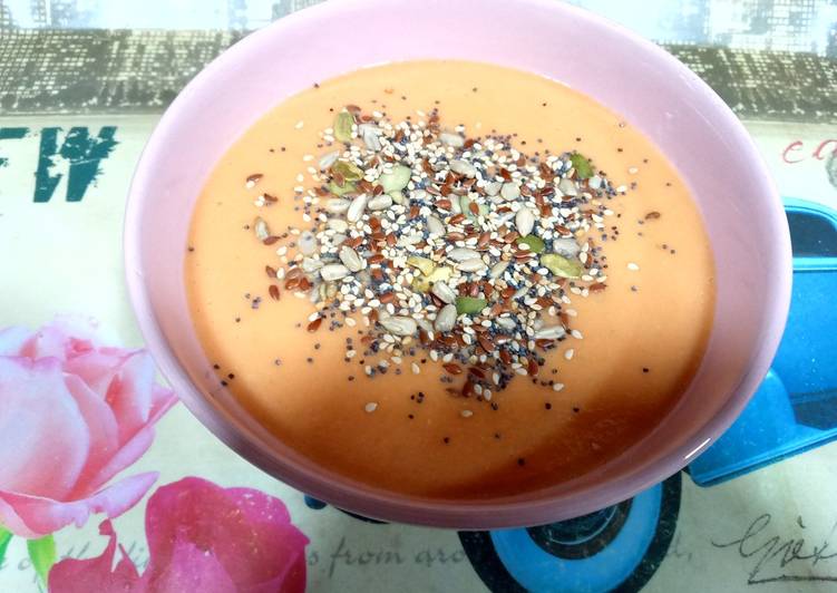 Gazpacho de garbanzos y tomate