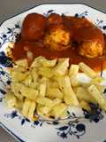 Turkey Meatballs in Spanish Sauce (Air Fryer)