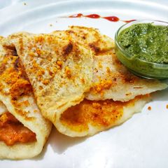 A picture of Peanut Rava Dosa.