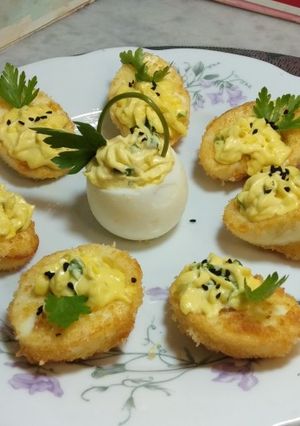 صورة لوصفة مقبلات البيض