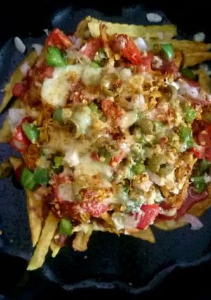 A picture of Pizza fries.