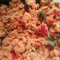 รูปของ Sambel urap #kelapa #kukus