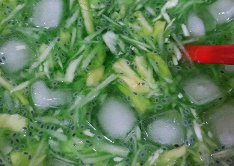 Bagaimana Membuat Es Timun Selasih yang Menggugah Selera