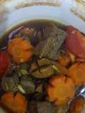 Semur ati sapi & bakso😋😁