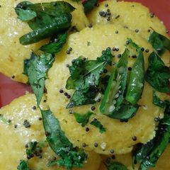A picture of Idli Style Dhokla.