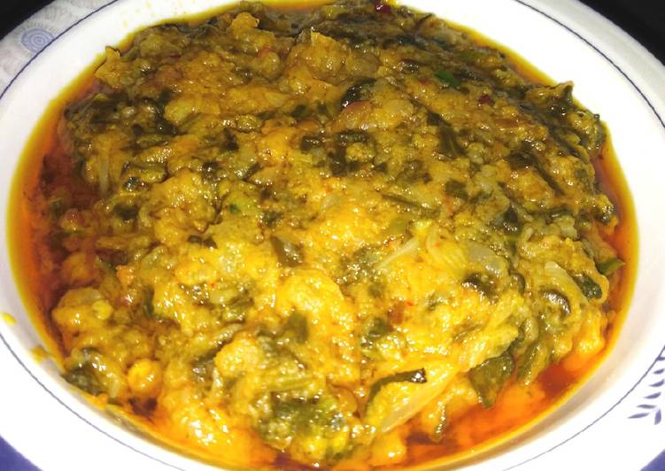 Shaljam palak (Turnips spinach)