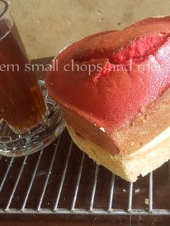 Cake Mai shape din heart ainihin hoton girkin
