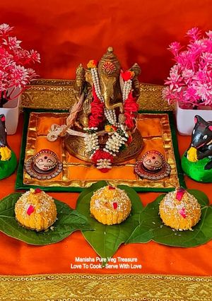 अल्फांसो मैंगो कोकोनट मावा मोदक - गणेश चतुर्थी स्पेशल रेसिपी मुख्य फोटो