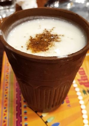 A picture of Kulhar wali lassi.