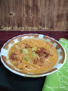 Foto resep *Sayur Godog Pepaya Muda*