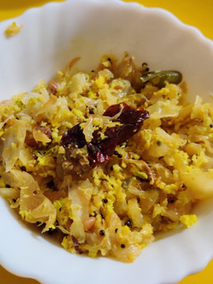 முட்டைக்கோஸ் பொரியல் செய்முறை முக்கிய புகைப்படம்