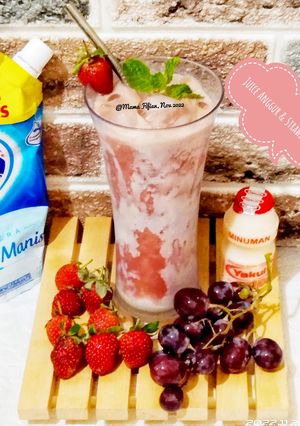 Foto resep Juice Anggur & Strawberry