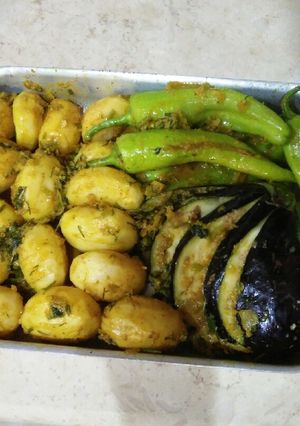 صورة لوصفة صينية خضار بالفرن