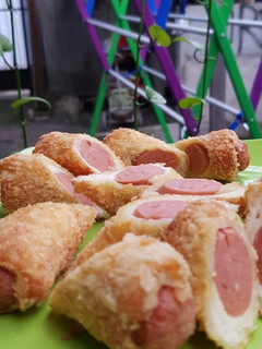 Foto resep Sosis gulung roti tawar