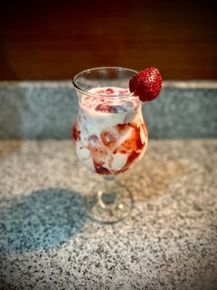 Foto resep Korean Strawberry Milk Chessee