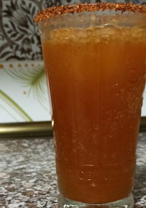 Una foto de Michelada