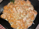 Ñoquis de calabaza con salsa cuatro queso 🧀