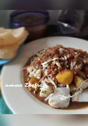 Foto resep Kupat tahu bumbu kacang